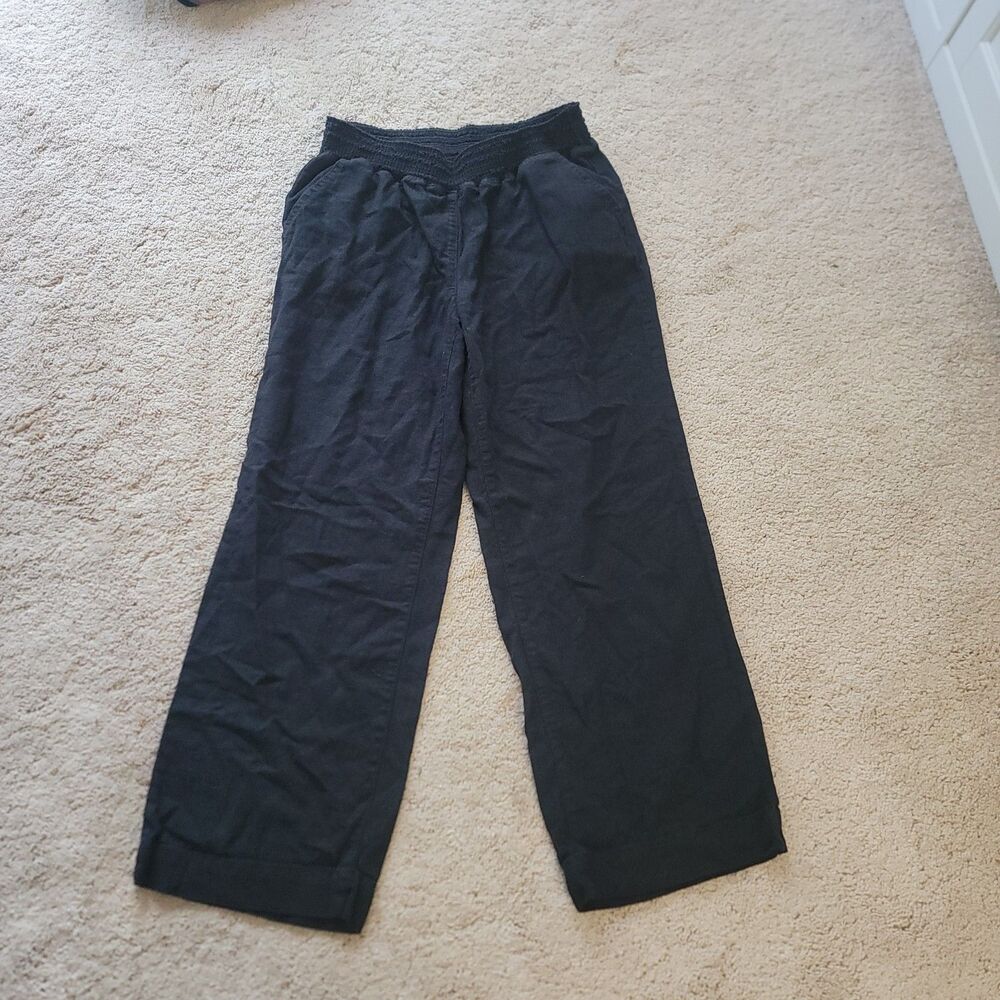 Briggs Wide Leg Casual Black Pants Size M